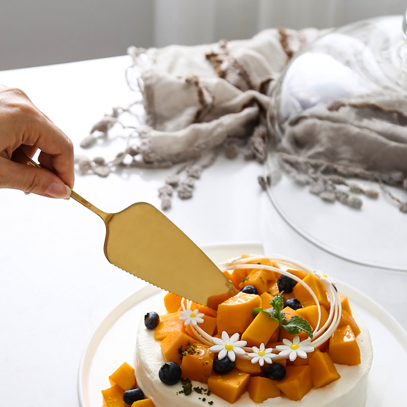 Rvs Cake Pizza Kaas Schop Boter Dessert Mes Taart Spatel Tool Bakken Gebak Spatels Keuken Bestek Bakvormen