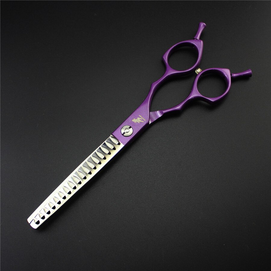 6.5inch Curved Scissor Thinning Shears Dog Scissors Pet Grooming Shear Hairdressing Tool Pet Groomer Accessory