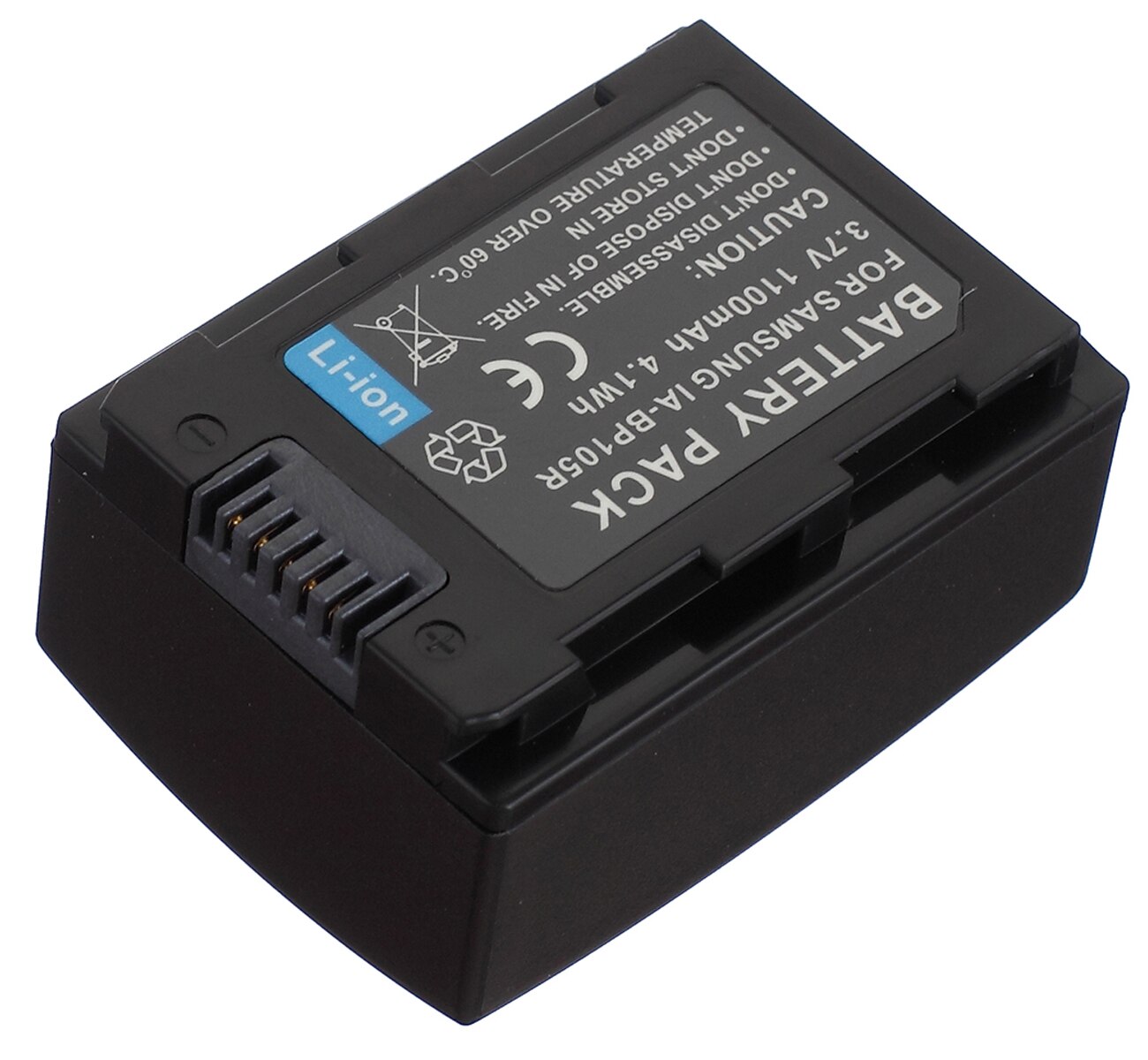 Batterie pour Samsung SMX-F50BP, SMX-F50, SMX-F53, SMX-F54, SMX-F70, HMX-F80, HMX-F90, HMX-F90BP, HMX-F90BN,, caméscope/XAA