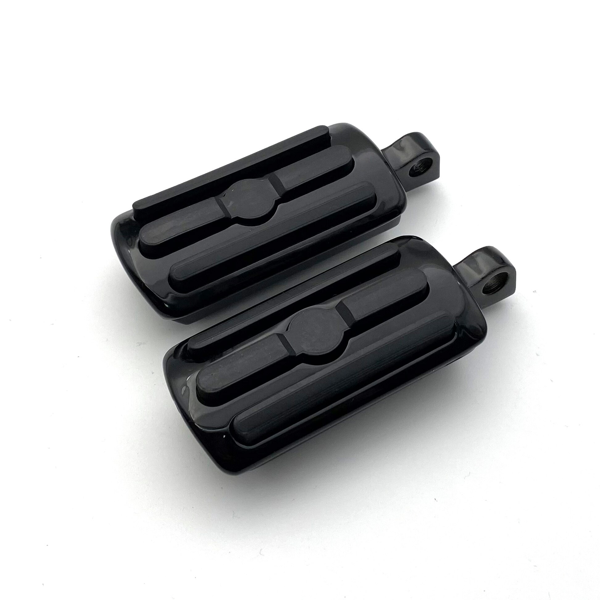 REALZION Motorcycle Part Male Mount Foot Pegs Footrest Footpegs For Harley Davidson Sportster Iron Touring Custom Dyna Softail: Style A