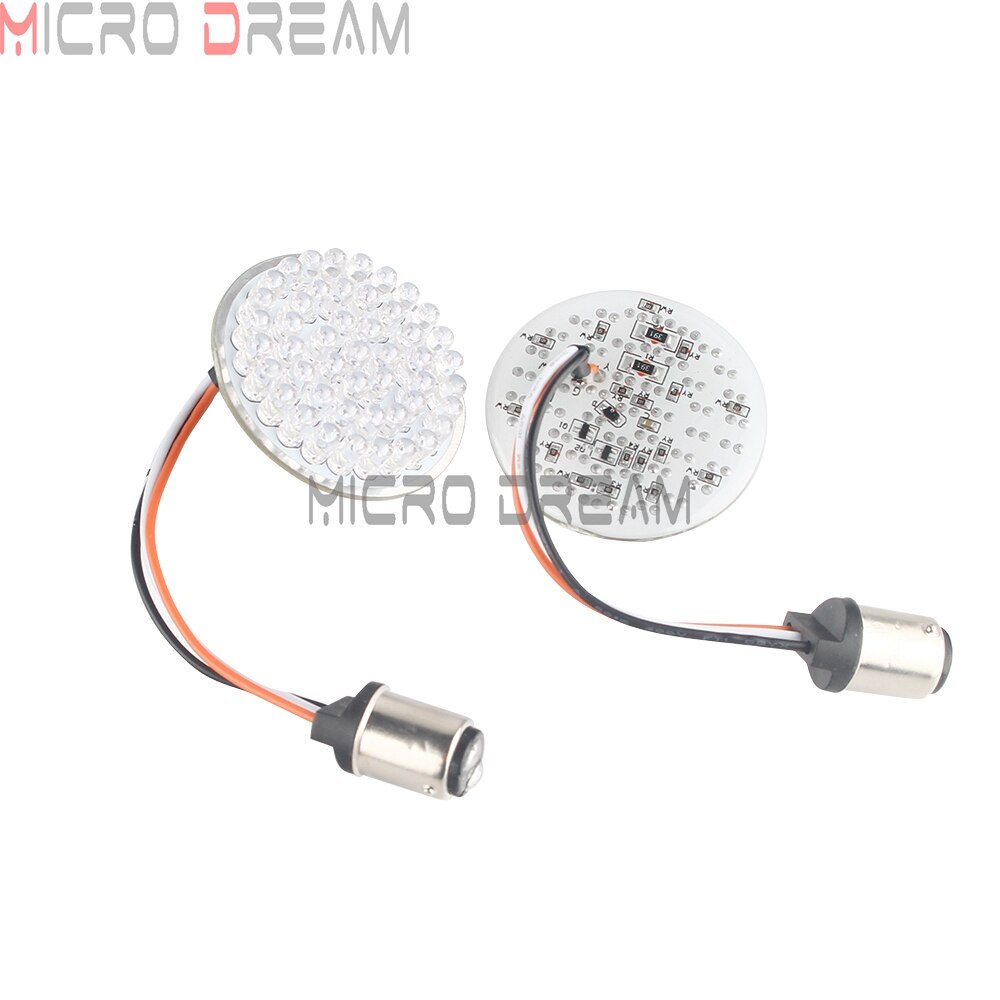 Vorne/Hinten LED 1157 Blinker Lauf Bremse Lichter Einsätze Für Harley touren Straße Electra Straße gleiten Softail Sportster dyna