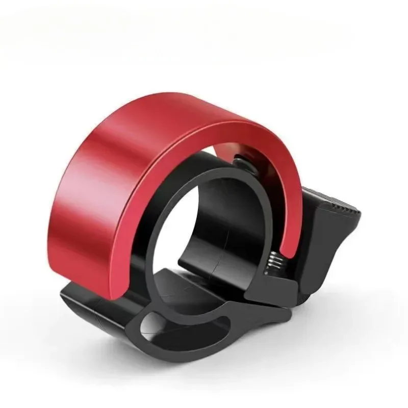Superhöga cykelklockor cykelsäkerhetsringning mtb-styrhorn universellt cykelsäkerhetstillbehör ridutrustning: Röd