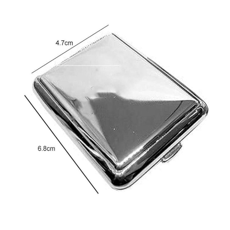 Vintage Matchbox Tragbare, druckversiegelte Aufbewahrungsbox aus Metall, wasserdichte Streichholzschachtel, nicht im Lieferumfang enthalten, Streichhölzer und Wischpapier