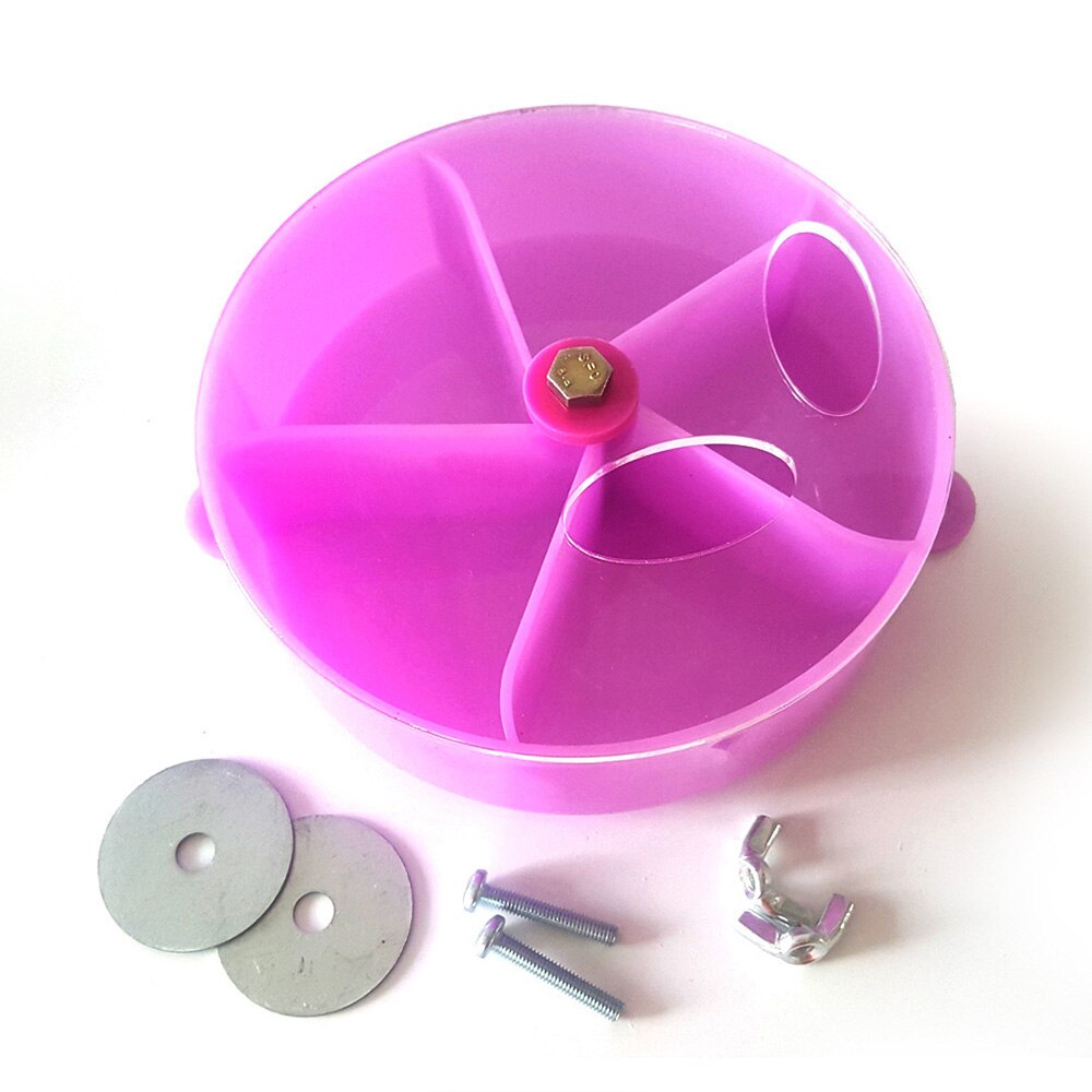 Modèle de gâteau perroquet oiseau, boîte à nourriture, jeu de cerveau, jouet drôle, roue d&#39;alimentation, 1 pièce: Rouge