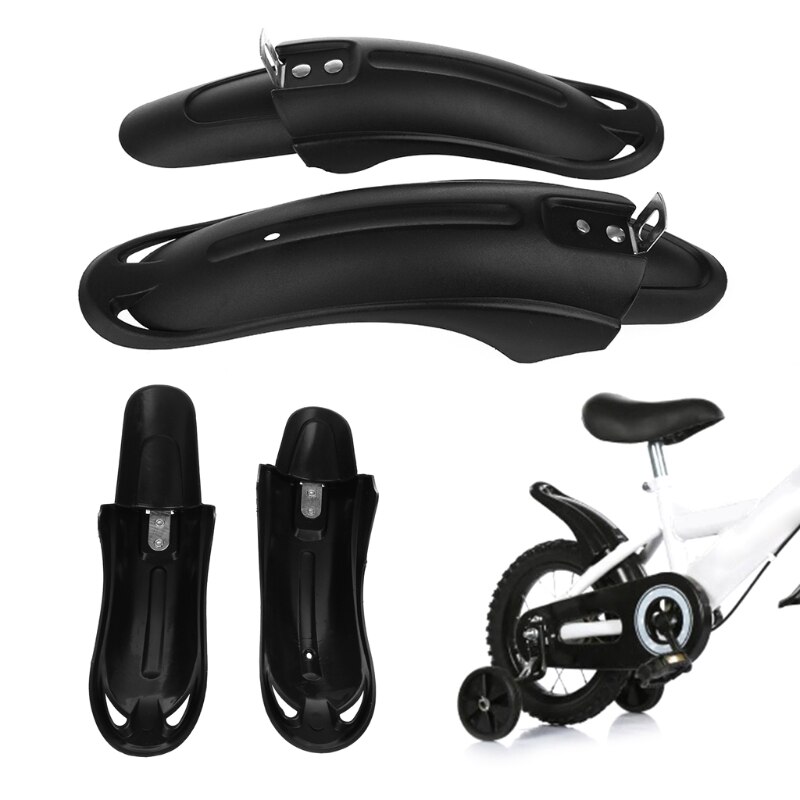 1 paire garde-boue garde-boue avant arrière anti-poussière pour vélo enfants 12/14 pouces