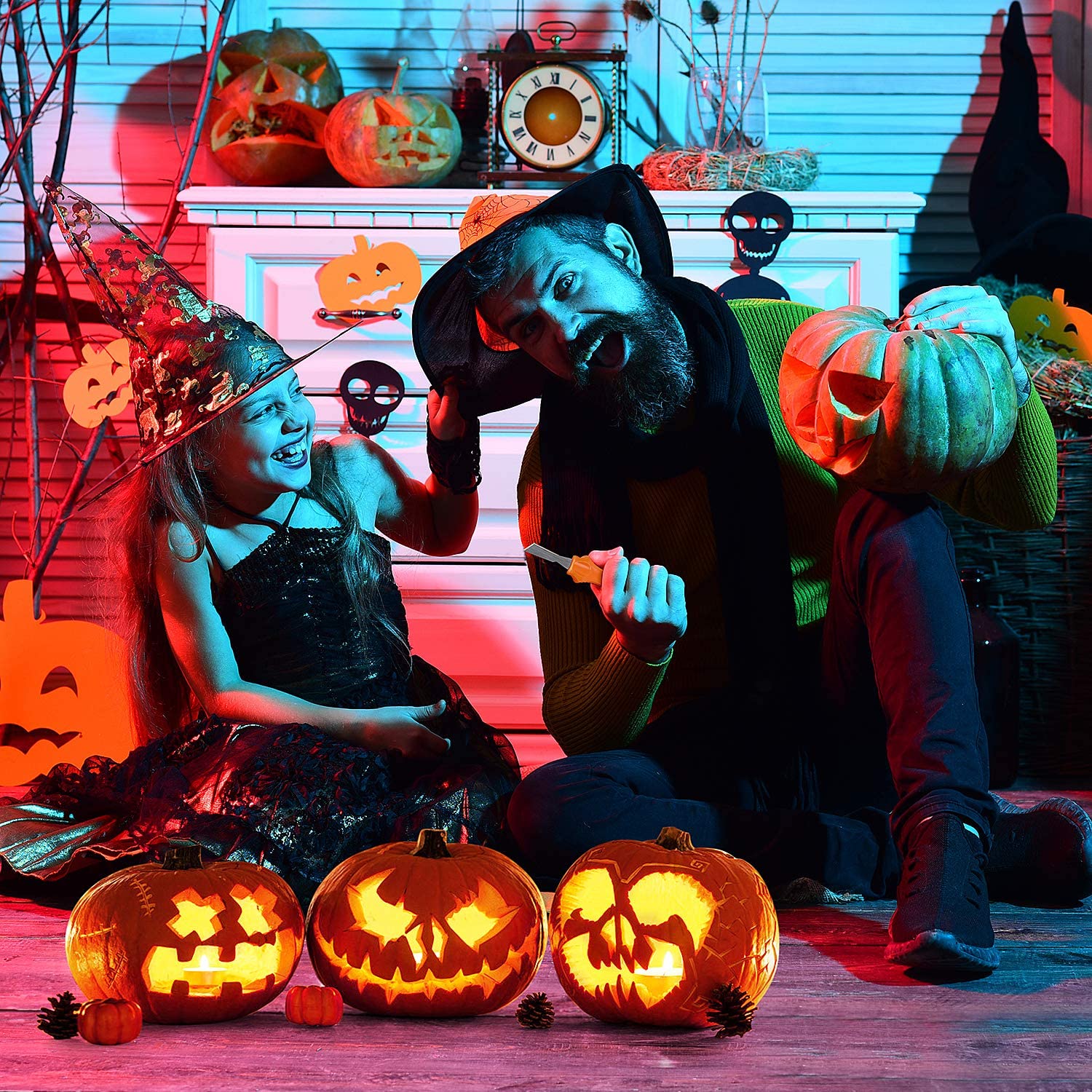 Halloween Pumpkin Carving Tools Kit Decoration Lanterns Cutting Supplies