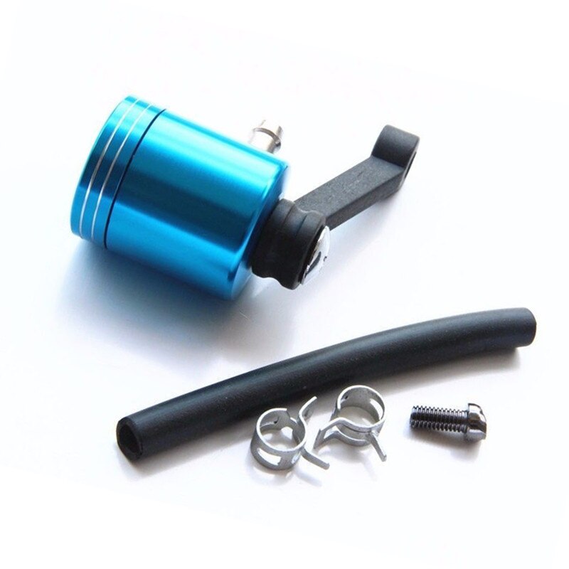 Blue CNC Universal Motorbike Front Brake Tank Fluid Reservoir Master Cylinder YZ