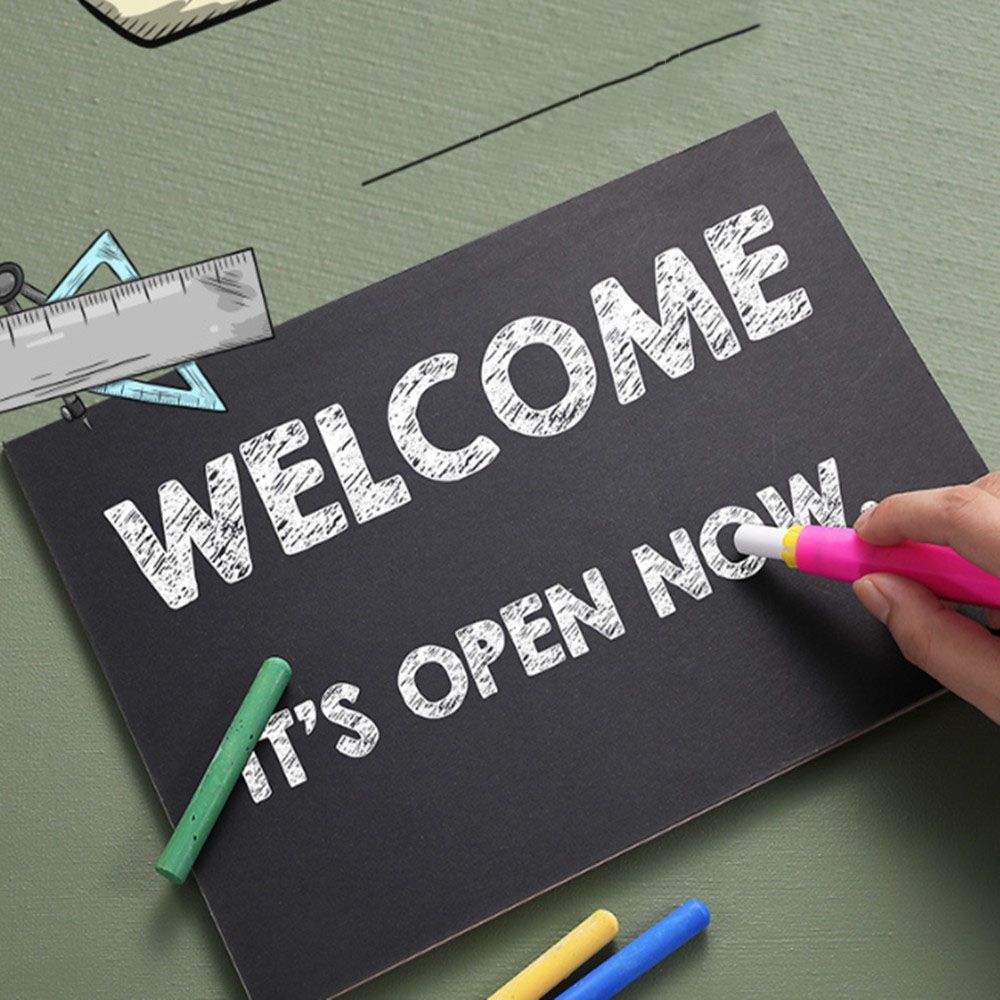 6Pcs Stofvrij Krijt Pennen Verwijderbare Water Oplosbare Mark Pennen Voor Schoolbord Kleurrijke Milieuvriendelijke School Stationery Office Supply