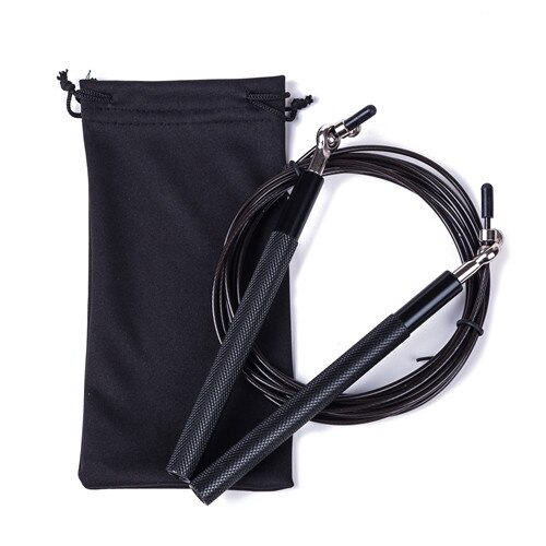 3M Crossfit Jump Seil Ultra-speed Kugellager Springseil Stahl Draht springen seile für Boxen einstellbare Gym fitness Training: black