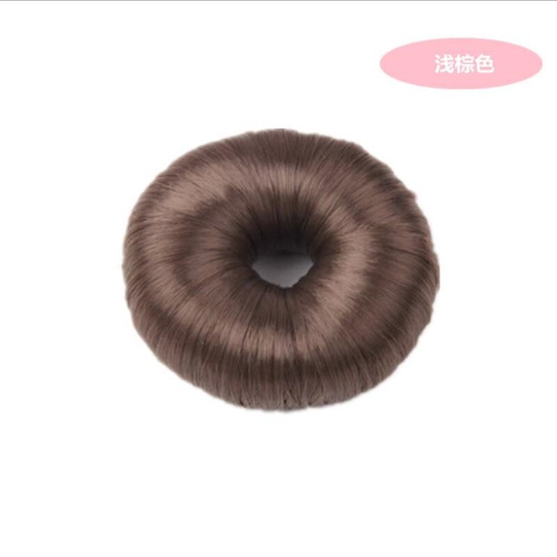 1 Pc Netwerk Populaire Diy Hair Styling Donut Natuurlijke Haar Chouchou Nep Pony Vrouwelijke Extensions Haarstukje: 10