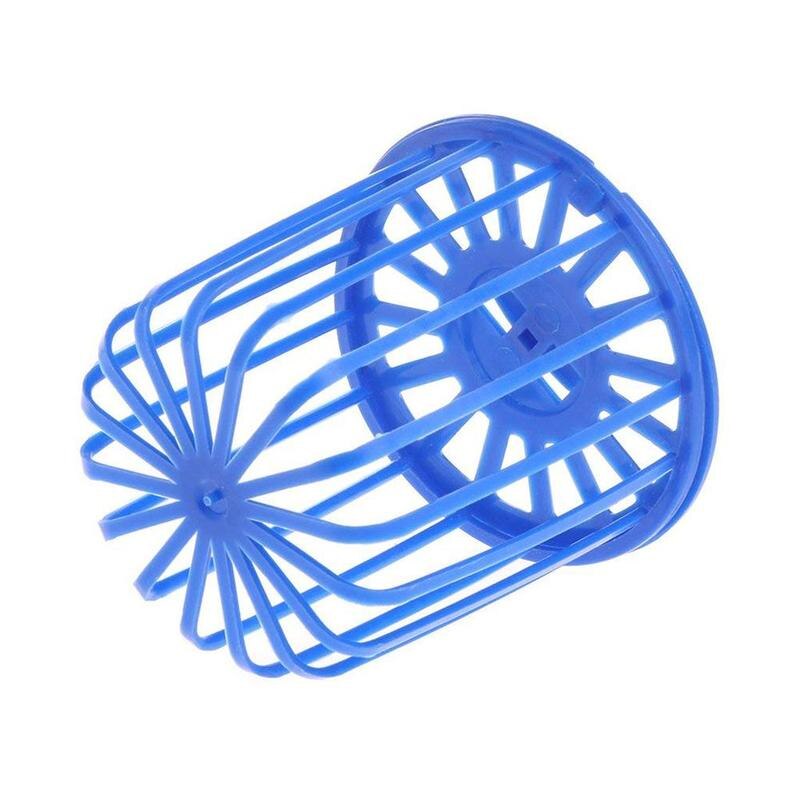 Parrot bird feeder fruit cage vegetable holder cage accessories bird basket container toys pet hanging blue supplies G7H2