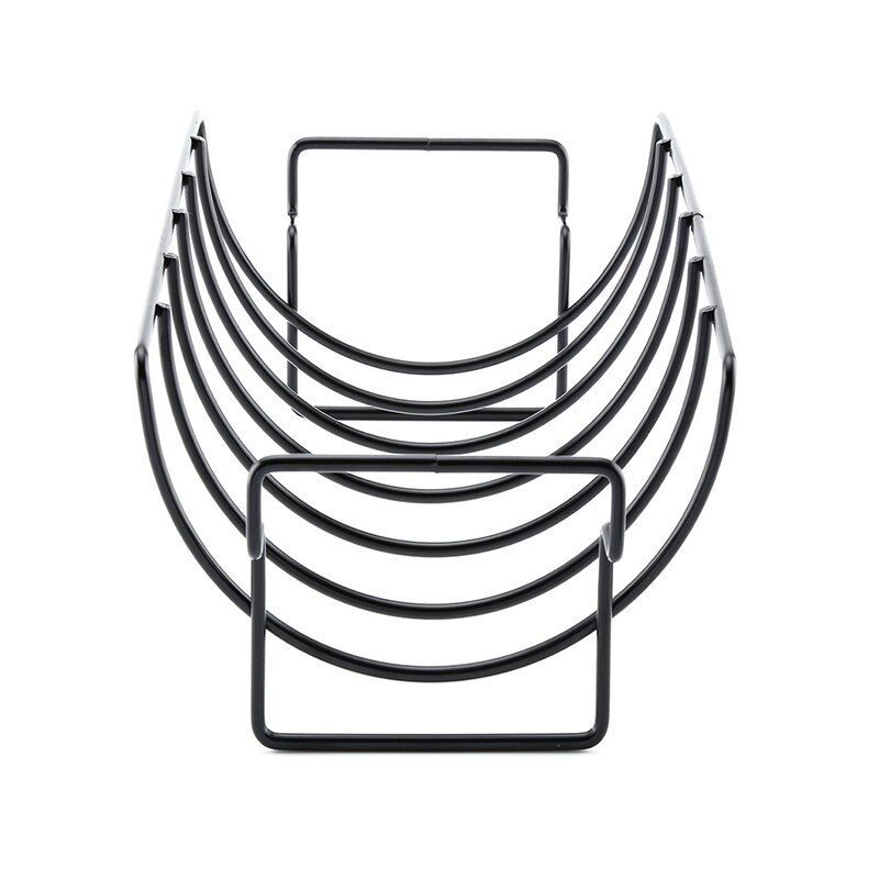 Rib Plank Stand Non Stick Outdoor Thuis Reis Party Grillen Bbq Kip Rundvlees Ribben Rack Rvs Stand Steak Opslag houder