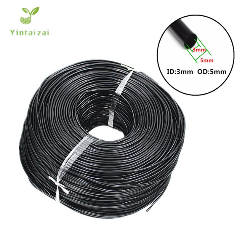 50m 1/8" PVC Soft Micro-Tubing (5 x 3 mm) Poly Tubing Greenhouse Micro Accessory Micro Irrigation Drip Fittings