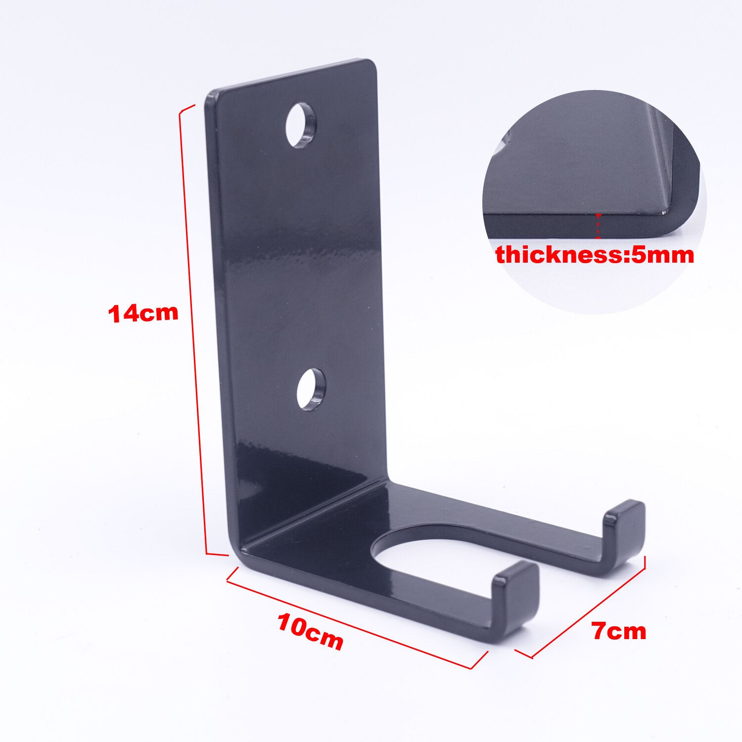 Single Barbell Storage Steel Rack Wall Mounted Hanging Bar Holder Space Saving for Barbell Home Gym Commercial Accessory