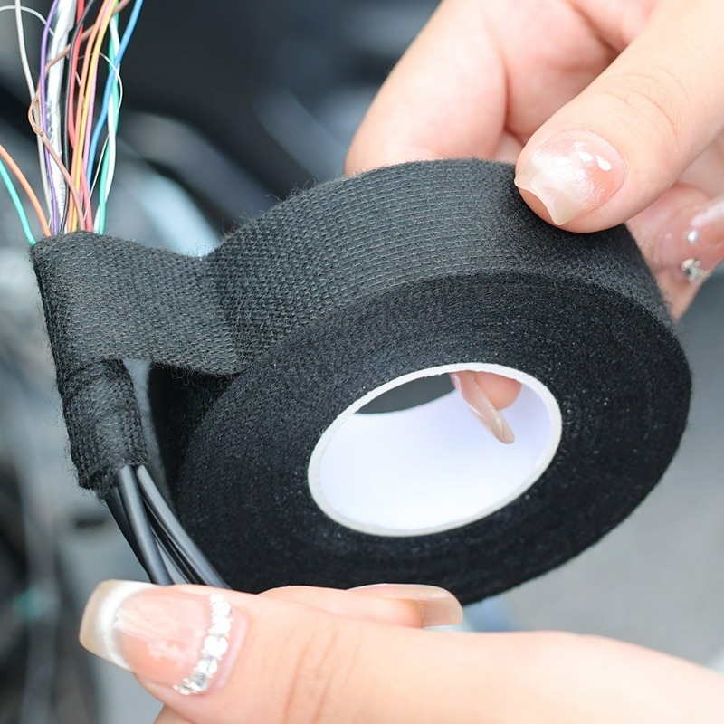 15/60M Electrical Tape Waterproof Noise Resistance Heat-resistant Tape Automotive Electrical Protection Noise Damping Cable Fix