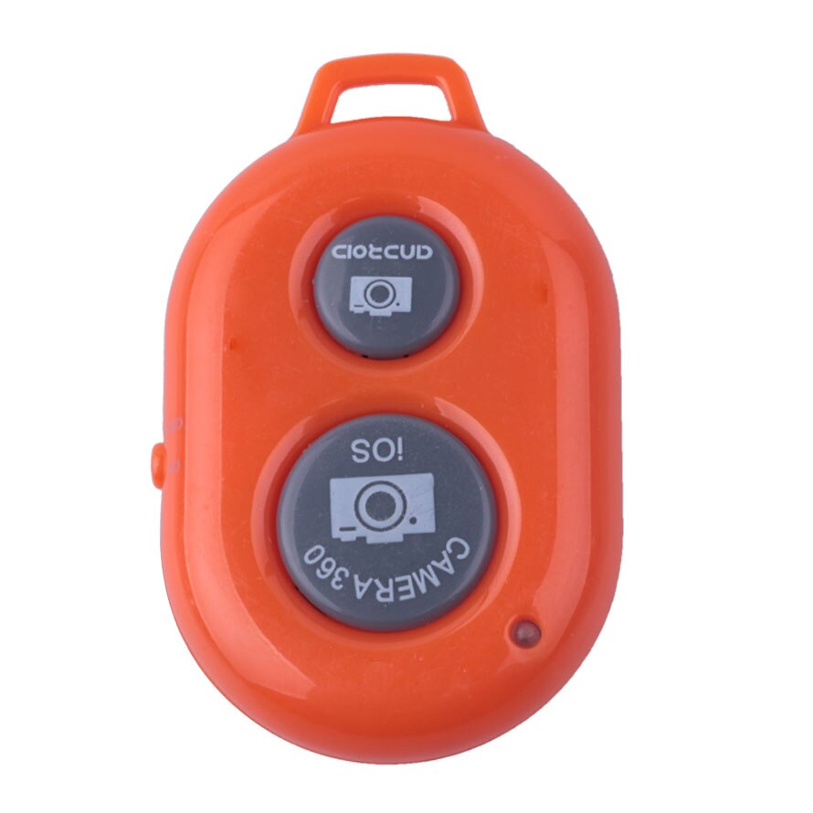 Elistooop kabellos Kamera Kontrolle selbstauslöser Auslöser Mini Clever Bluetooth Fernauslöser Für Android IOS Smartphone: Orange