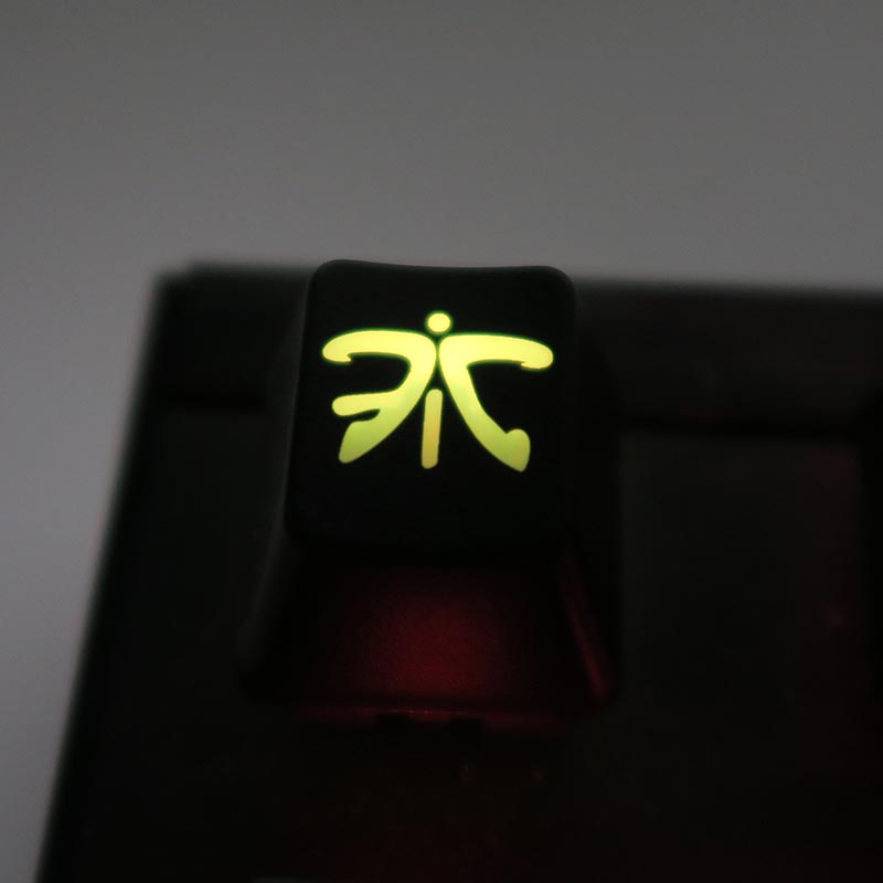 Mechanical keyboard personality transparent keycaps for csgo dota2 EDG we CLG LGD NAVI FANTIC team OEM R4 Height ESC F area: FANTIC