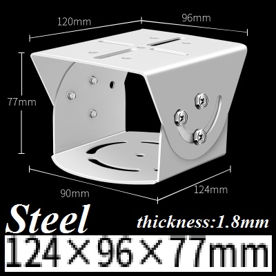 Cardan Joint, Steel and Stainless Steel, PT Joint, Aluminum Alloy Universal Joint CCTV Camera Mounting Bracket 360 Degree Adjust: army green