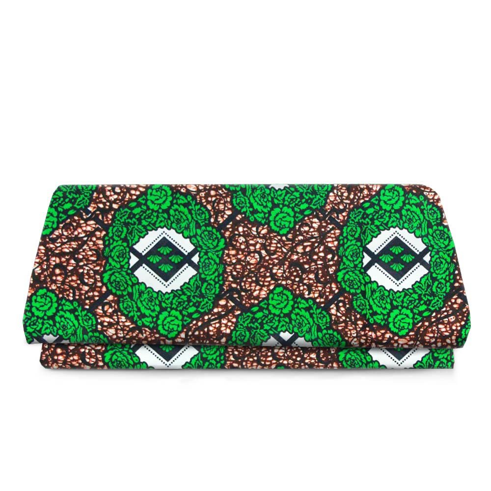 Nigerian Wax Prints Fabric Cotton African Ankara Wax Prints Fabric For Women Dress AFRICA NO.1