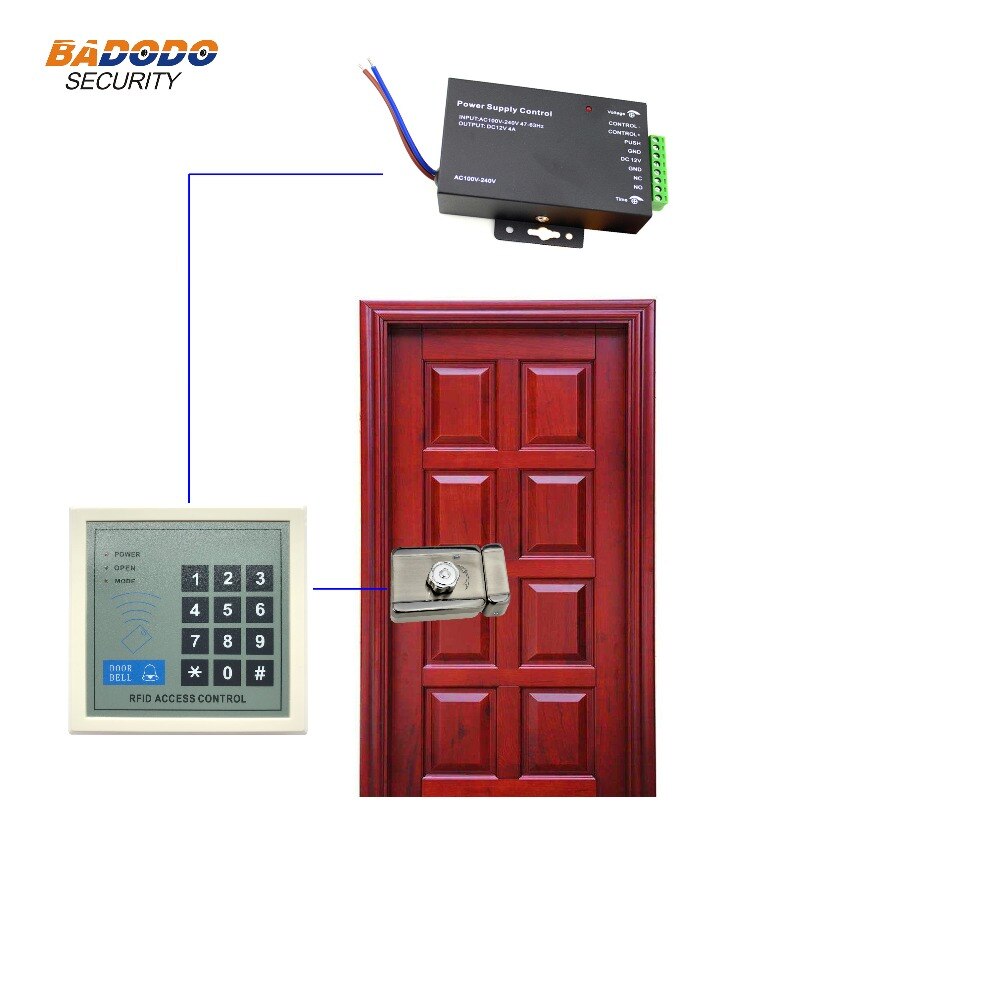 Access control Kit with standalone access controller RFID 125KHz for home office lock security system gate door open