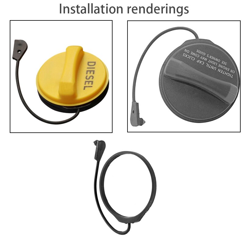 Fuel Tank Filler Gas Cap Rubber Rope LR053665 Fits for Range Rover Sport Evoque Car Accessories