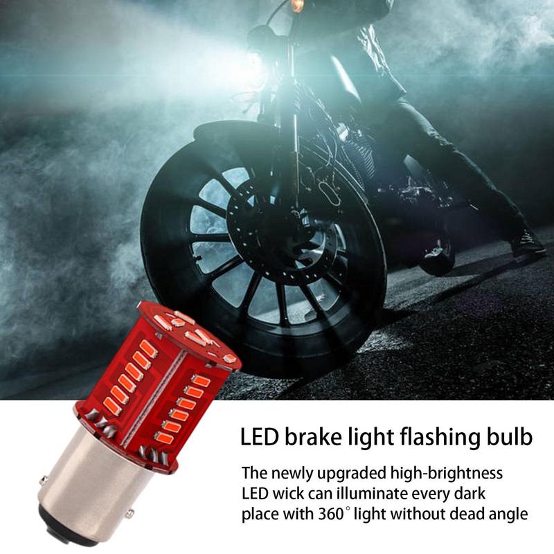 Motorrad Bremse Glühbirne Anhänger Hinten Anhänger Lichter Mit hoch-Helligkeit Lampe Bremse halt Strobe Glühbirne Für