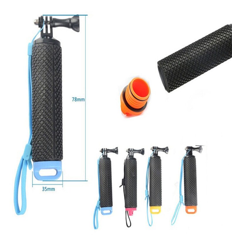 Floating Hand Grip Waterproof Handle for GoPro Hero 9 8 7 Max DJI Osmo Xiaomi Yi Cameras Floaty Handler for Go Pro Accessories