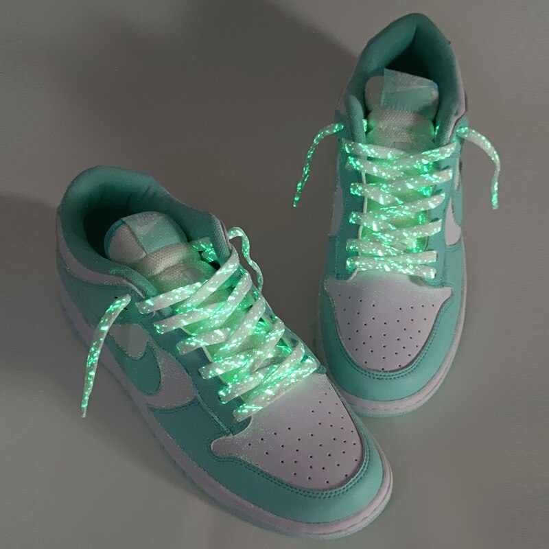 1 Pair Luminous Shoe Laces Glowing Fluorescent Shoelaces For Sneakers Flat Lace Shoes Boot Shoelace 120/140/160CM
