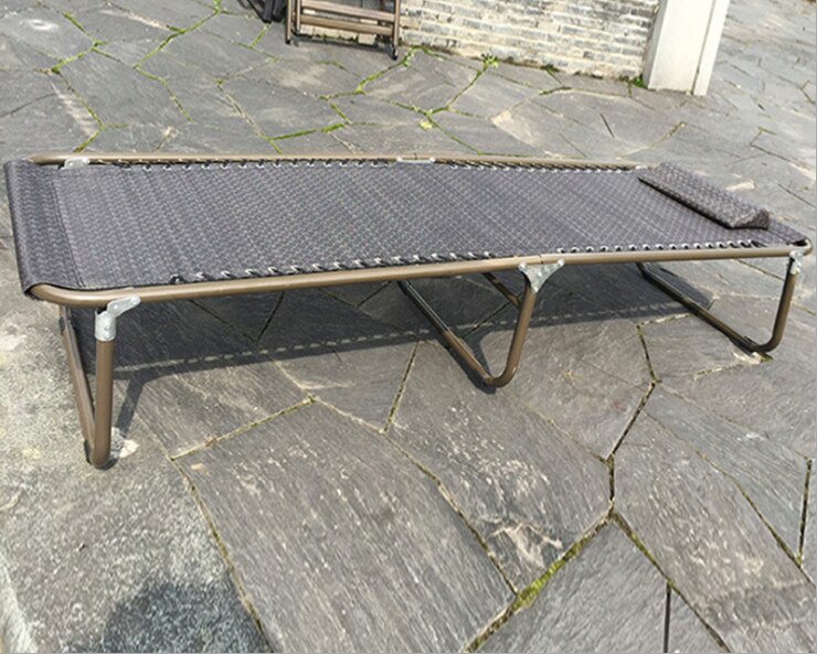 Lunch break bed fold-down bed Hospital simple folding bed sheet people lunch break Folding bed camp bed