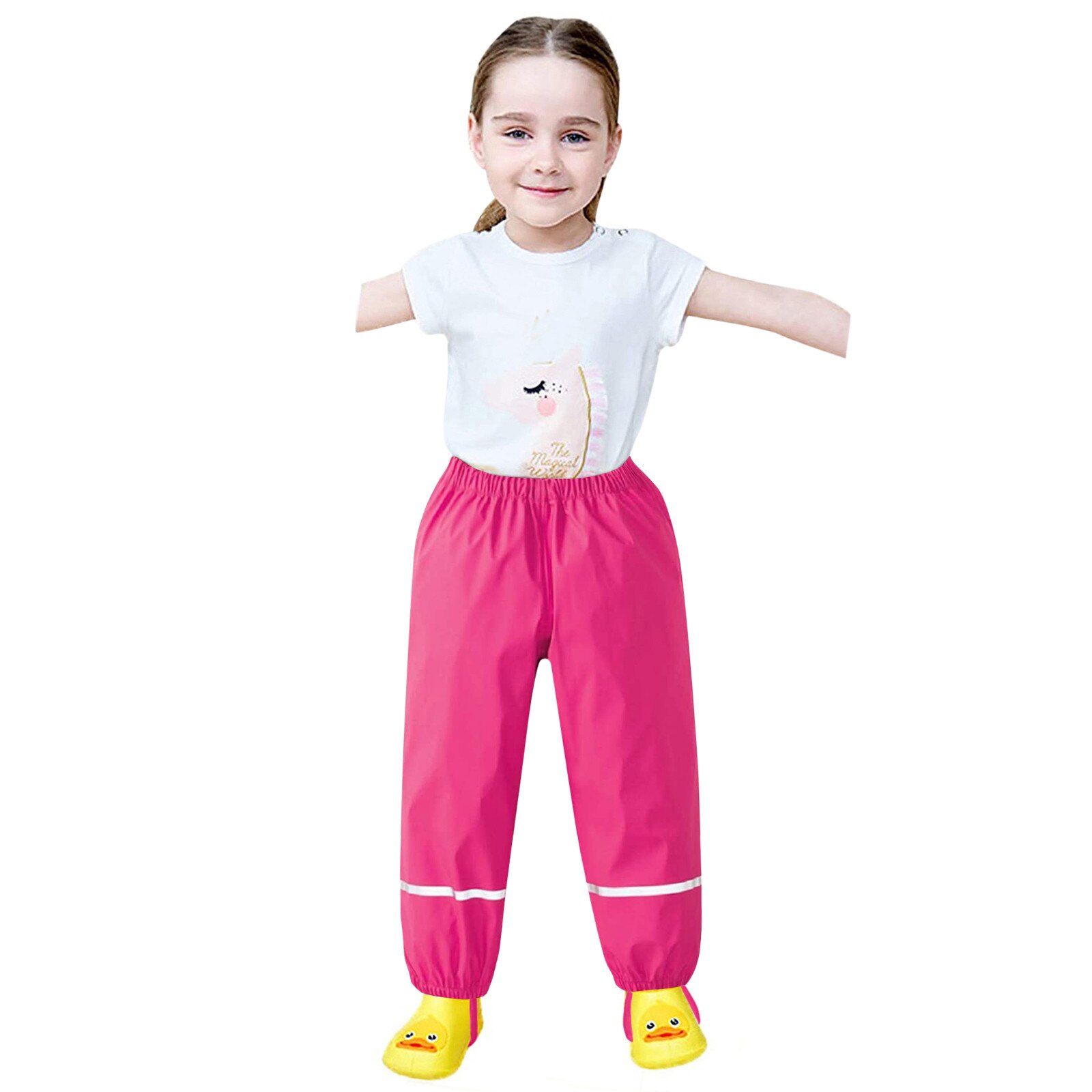 Monos impermeables y transpirables para bebés y niños, peto para la lluvia, pantalones de barro