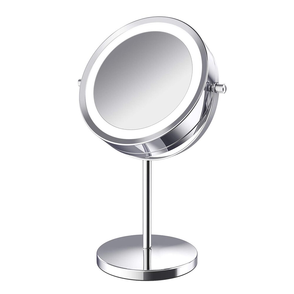 Makeup Vanity Mirror With 10X 5X Lights LED Lighted Portable Hand Cosmetic Magnification Light Up Mirrors VIP