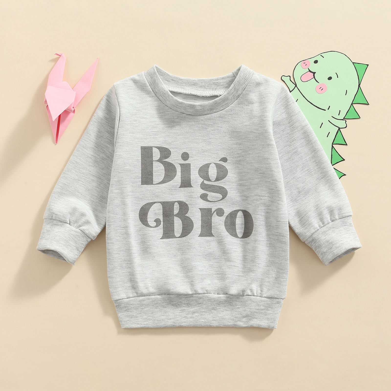 Sweat-shirt à manches longues pour bébé, pull ample et décontracté avec lettres imprimées, vêtement pour enfant, garçon et fille, automne