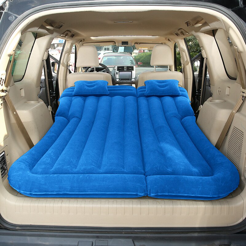 Colchón de aire inflable Universal para SUV, alfombrilla de viaje para dormir al aire libre, esterilla de acampada, almohadilla de escape trasera para niño, asiento trasero de coche