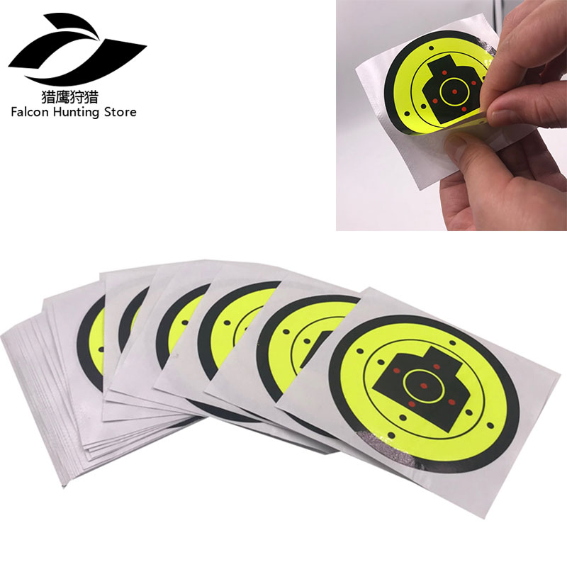 100/200 stks Ploetert Blossom Doel Stickers, Patroon Dove, Diameter 3 "/7.5 cm, schieten Doel, Outdoor Indoor Sport