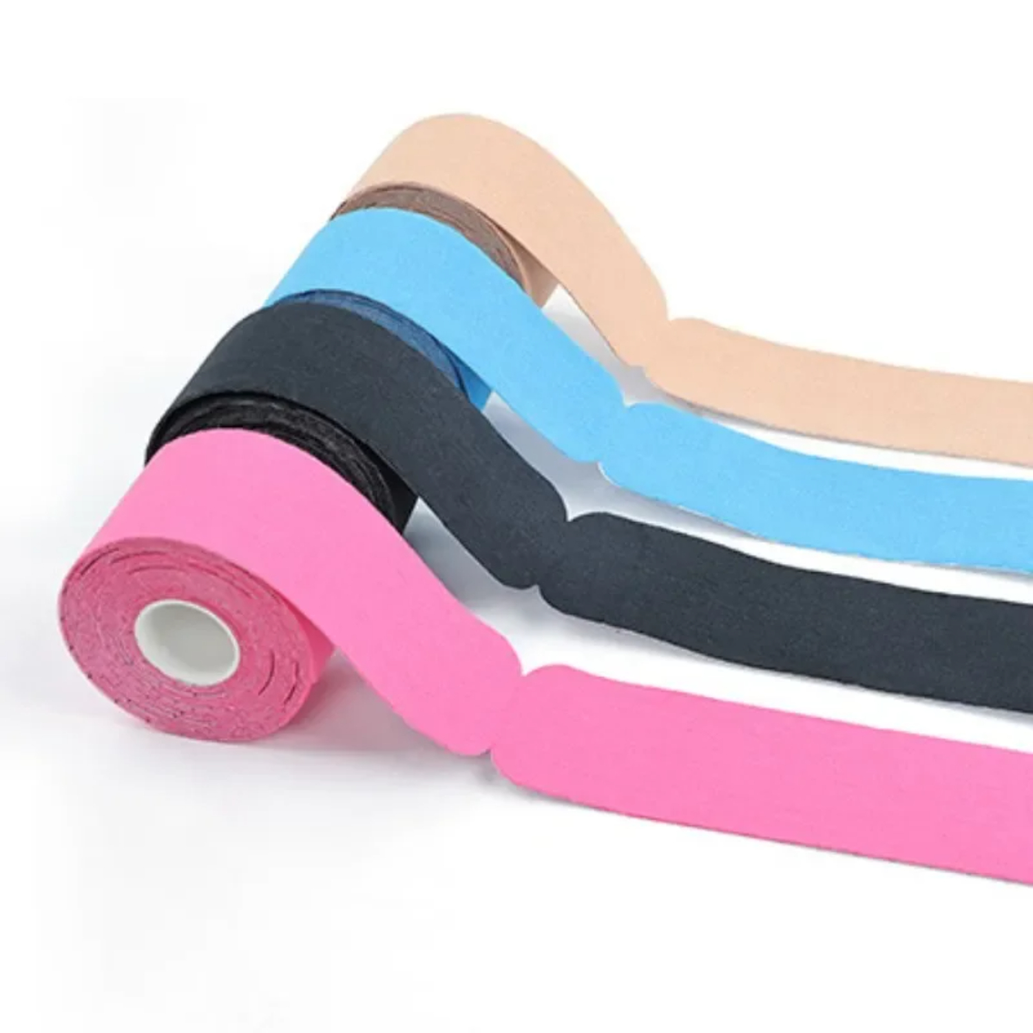 Cinta de kinesiología precortada de 5cm x 5m, cinta elástica de recuperación atlética, rodilleras para aliviar el dolor muscular, Protector deportivo para Fitness