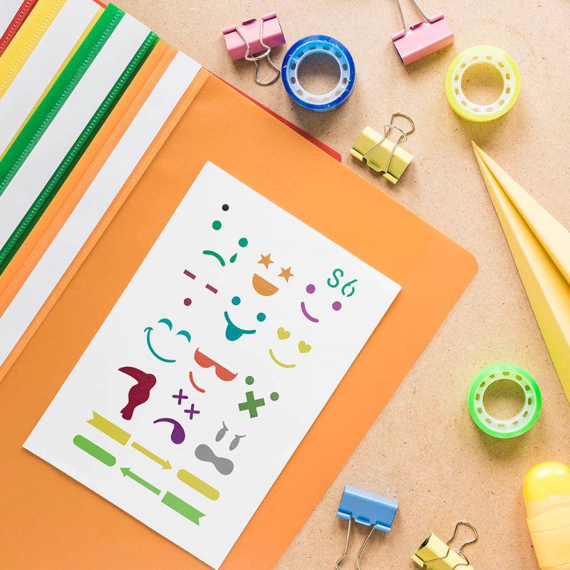 36 Stks/set Journal Tekening Sjabloon Stencil Schilderen Embossing Scrapbooking Diy U1JA