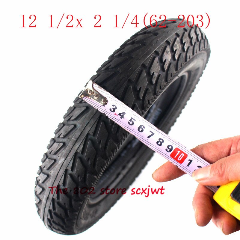 Tamaño de 12 pulgadas de 12 1/2X2 1/4 (62-203) se adapta a muchos Scooters eléctricos de Gas y e-Bike 12 1/2*2 1/4 neumático de rueda y tubo interno