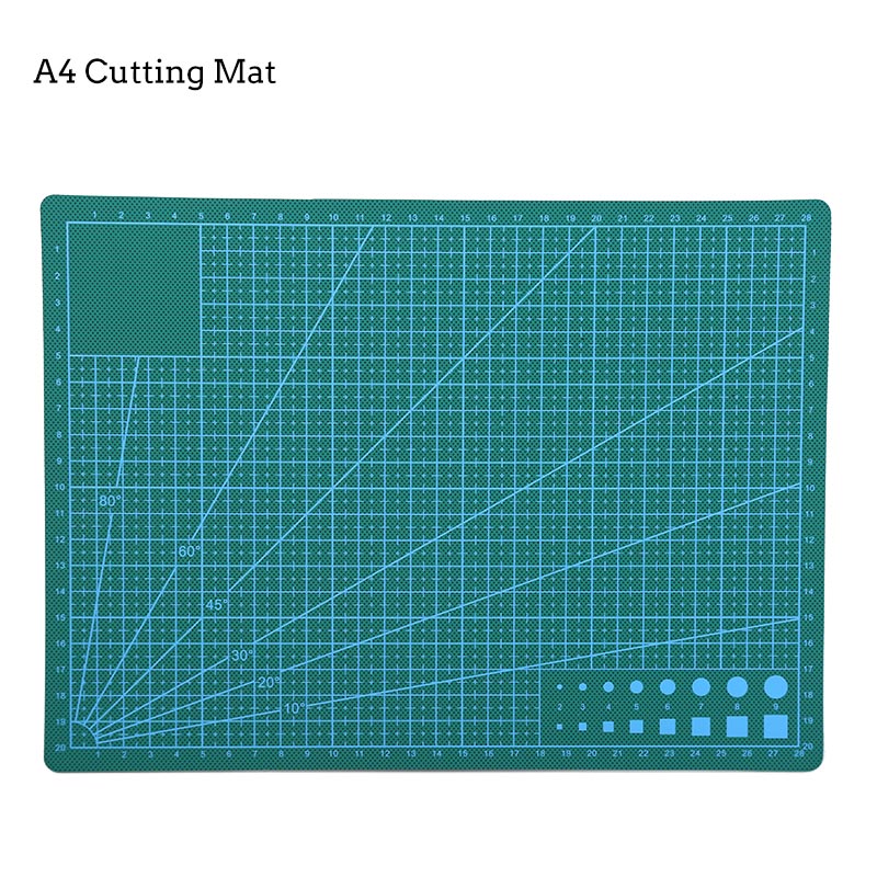 LMDZ A3 A4 A5 Double Sided Cutting Mat Cutting Board Mat Patchwork Mat Cutting Mat Patchwork Tool DIY Cutting Board 1 Pcs: A4 Green