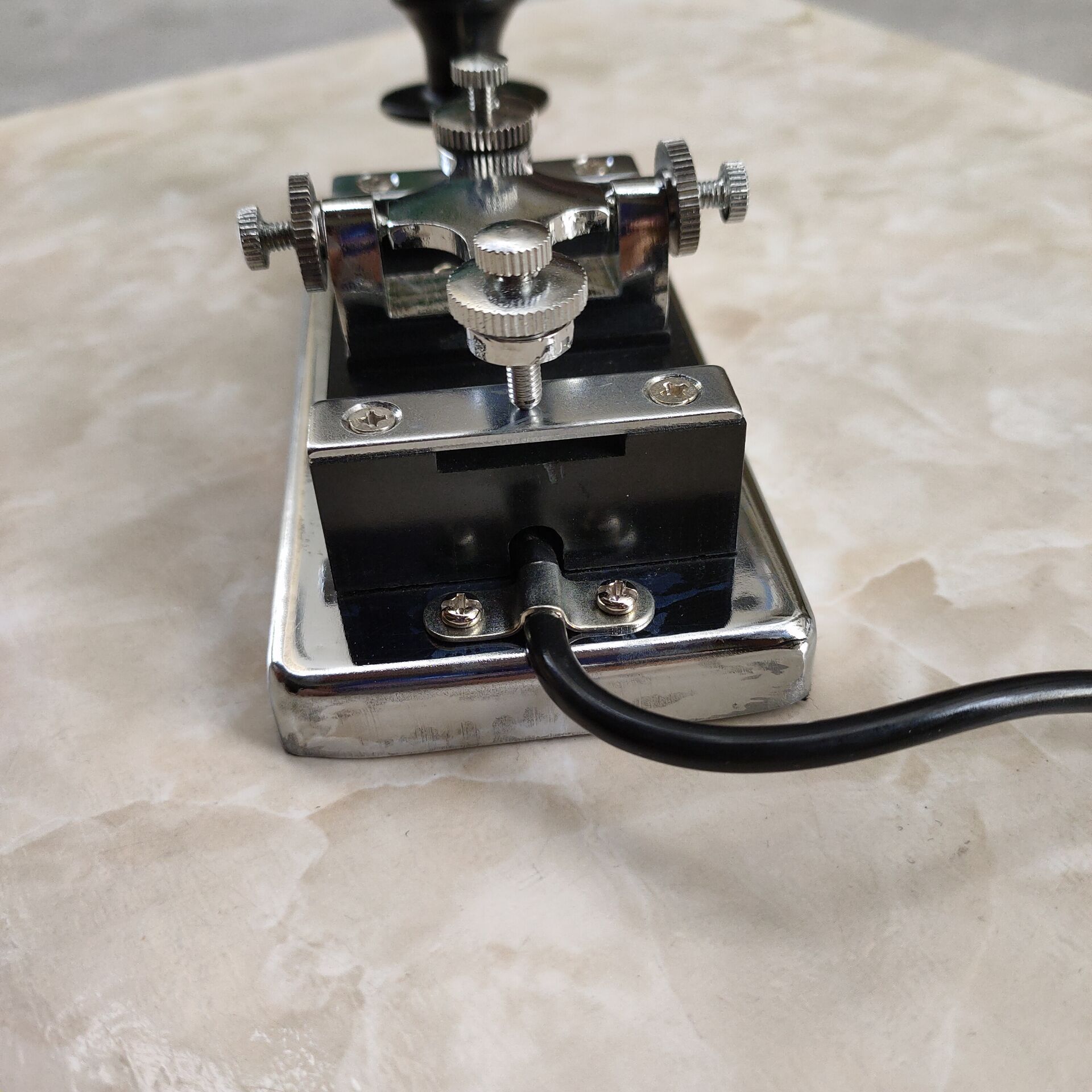 Kortegolf Radio Morse Morse Code Cw Telegram Kortegolf Radio K4 Zware Sleutel Cw Communicatie K-4 Keyer