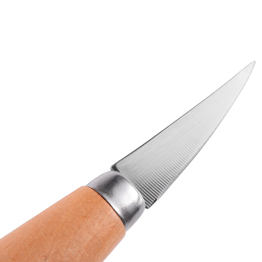 1/2PCS Stainless Steel Wood Carving Cutter Woodwork Sculptural DIY Wood Handle Spoon Hook Carving Knife Woodcut Art Craft Tool