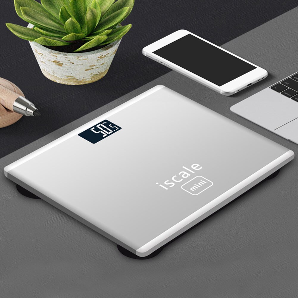 Verre électronique intelligent précis de 180kg | Affichage LCD à la maison, échelle du corps de la salle de bains