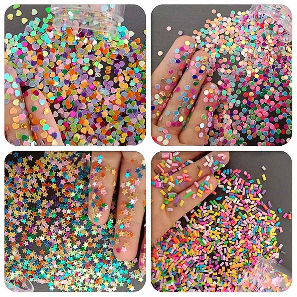 82/106PC Pack Making Kits Supplies For Slime Stuff Charm Fishbowl Beads Glitter Pearls DIY Handmade Color Foam Ball Material Set