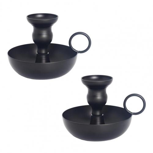 2Pcs Retro Medieval Style Candle Holder Retro Taper Shape Metal Portable Decorative Candlestick for Home Decor Candle Holders: Default Title