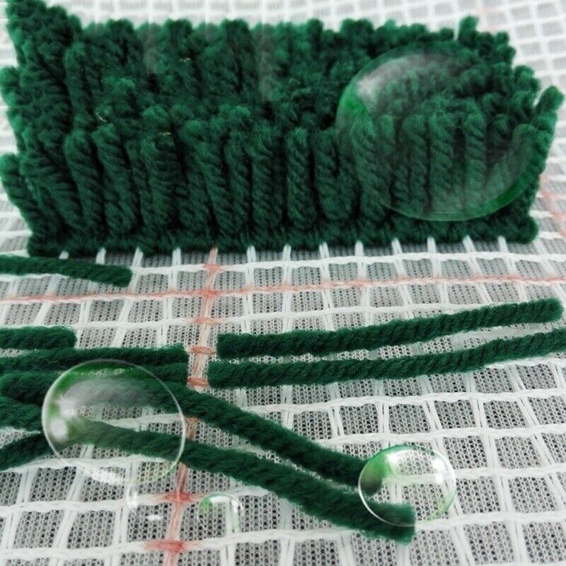 Christmas Tree Latch Hook Rug Kit Pre-stamped Canvas Latch Hook Needle Yarn DIY Xmas Cushion Mat Embroidery Crochet Tapestry