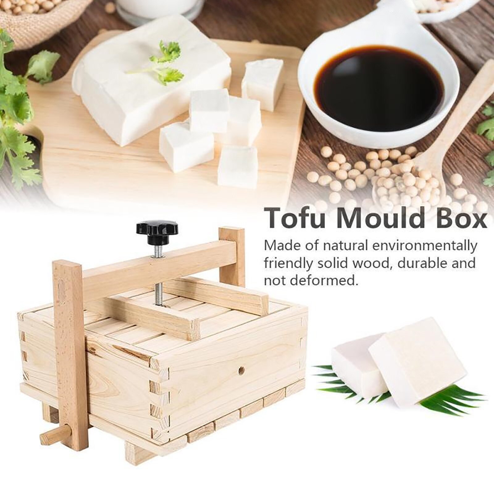 gorący Diy plastikowe tofu naciśnij formę domowej roboty ser forma soja twaróg tofu zrobienie forma z tkaniny sera kuchnia zestaw narzędzi robić gotowania W