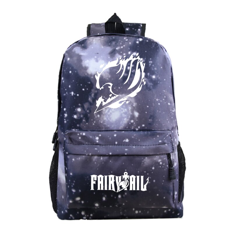 Fairy Tail Backpack Men Women Boys Girls School Mochila Beautiful Back to College Rucksack