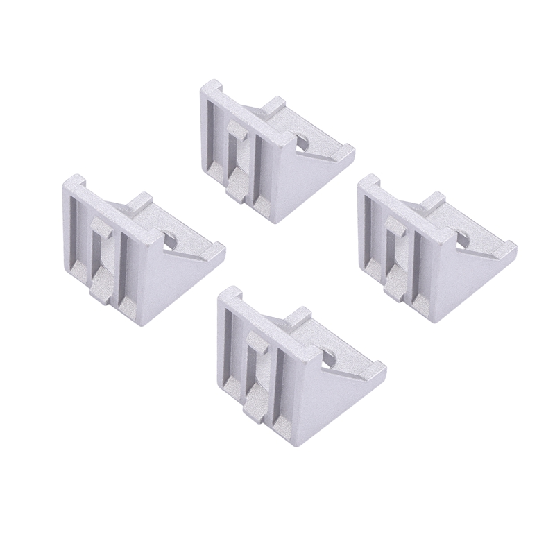 20Pcs 4040 Aluminum Corner Brackets Corner Fitting Angle 40 X 35 Connector Fastener For 4040 Industrial Aluminum Profile