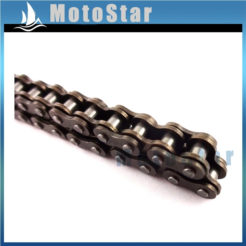 25 H 158 Links Tandwiel Ketting Met Spare Master Link Voor 47cc 49cc 2 Takt Pocket Bike Dirt ATV Quad 4 Wheeler Mini Moto