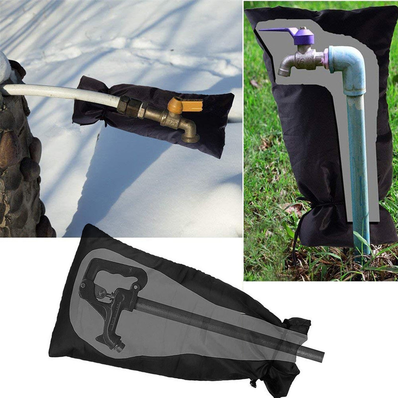 Winter Outdoor Tap Anti freezing Protection Cover Garden Faucet Cover Faucet Free-ze Protection Outside Faucet Frost Protector
