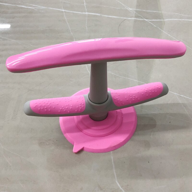 Sit-up AIDS Yoga Rolls Fixed Feet Suction Cup Abdominal Exercise Foot Presser Abdominal Fitness Equipment Home: Pink